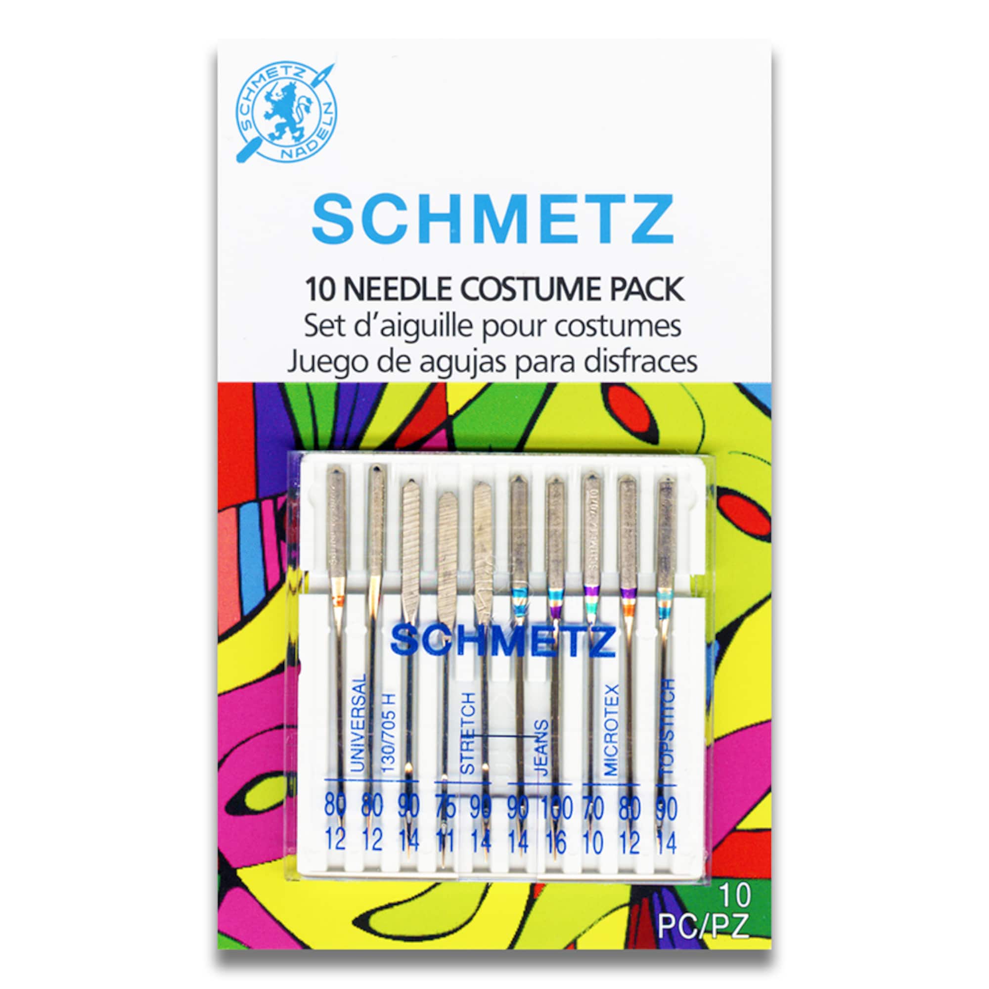 Schmetz 10 Needle Costume Pack